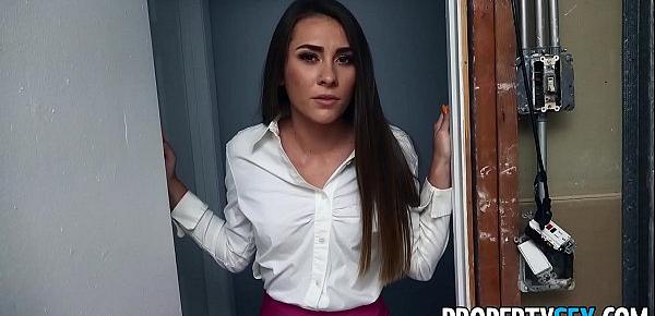  PropertySex - Handyman lays the pipe on hot young real estate agent